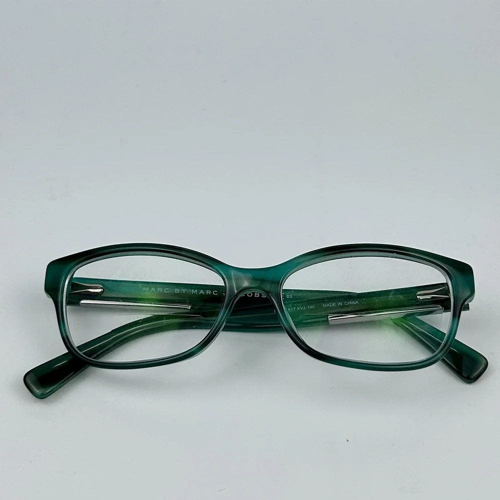 Marc By Marc Jacobs MMJ 617 KVF Womens Eyeglasses Frame Green Full Rim 50-16-140